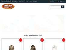 Tablet Screenshot of dowdlesports.com